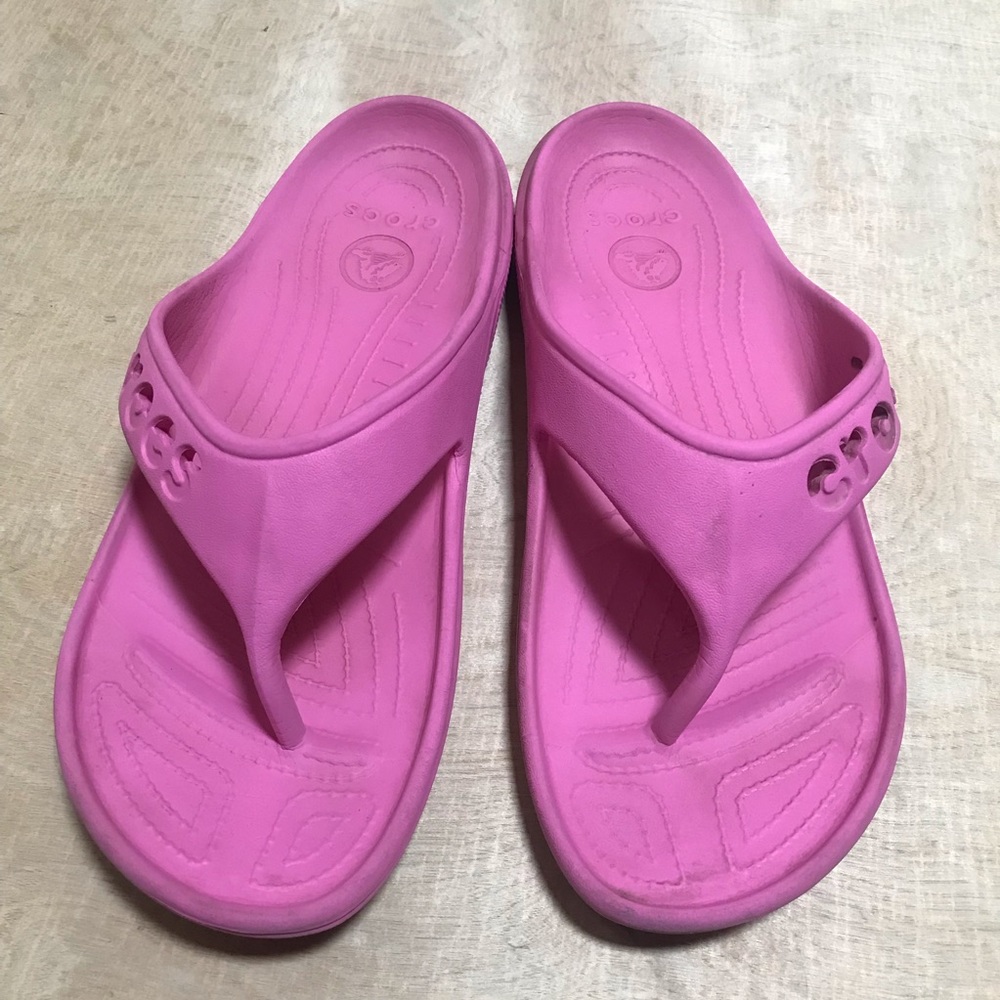 Crocs Women’s Flip Flops Pink Size 12
